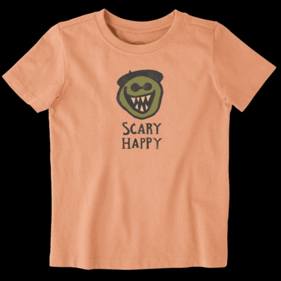 Life Is Good Other - Life Is Good Scary Happy Crusher Tee NEW